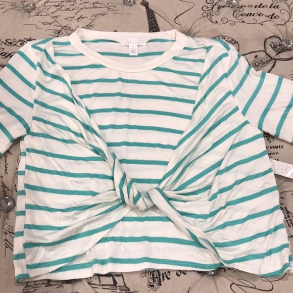 Abound Twist Front Stripe Tee - Picture 5 of 5
